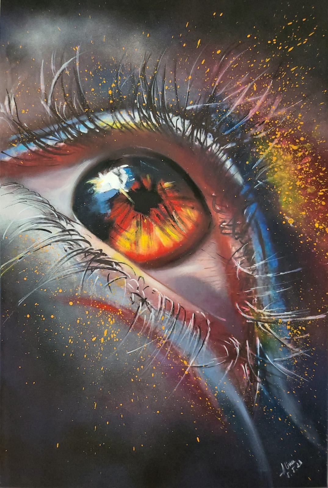 ArteDiAlina.com painting: I see the Light
